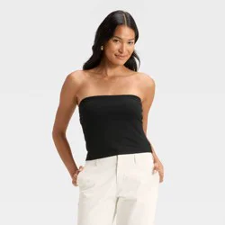 Women's Tube Top - A New Day™ Black S