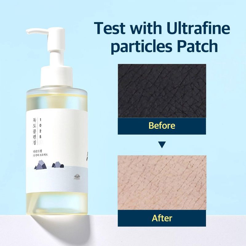 slide 6 of 9, Round Lab 1025 Dokdo Cleansing Oil Korean Skincare for Deep Pore Cleansing and Removal of Impurities with Hydration - 200ml, 200 ml