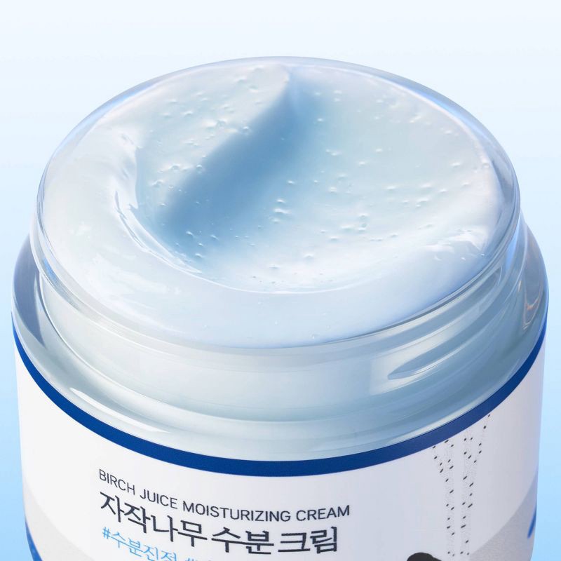 slide 8 of 9, Round Lab Birch Juice Moisturizing Cream Korean Skincare for Long-Lasting Hydration and Skin Barrier Repair - 80ml, 80 ml