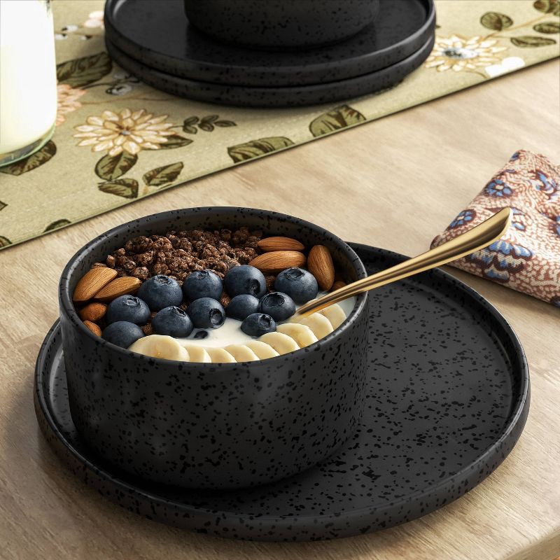 slide 2 of 3, 24oz Stella Cereal Bowl Black - Threshold™, 24 oz