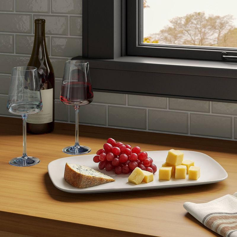 slide 2 of 3, 16.25" New Porcelain Rectangle Large Serve Platter - Threshold™, 1 ct