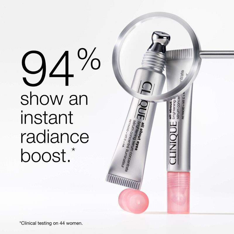 slide 4 of 9, Clinique All About Eyes Brightening Serum - 10ml - Ulta Beauty, 10 ml