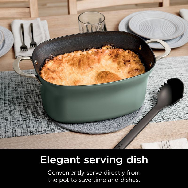 slide 4 of 12, Ninja PossibleCooker PRO 8.5qt Multi-Cooker with 8-in-1 Slow Cooker, Dutch Oven, Sous Vide, Oven Safe Pot to 500°F Sage Green MC1001GN, 8.5 qt