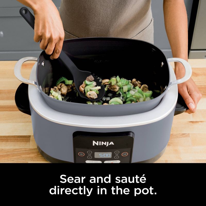 slide 3 of 12, Ninja PossibleCooker PRO 8.5qt Multi-Cooker with 4-in-1 Slow Cooker, Sear, Sous Vide, Oven Safe Pot to 500°F Stone MC1000SP, 8.5 qt