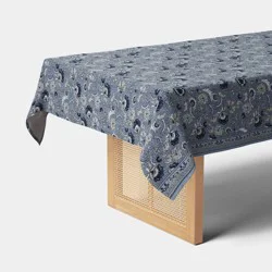 120"x60" Table Cloth Blue Floral - Threshold™