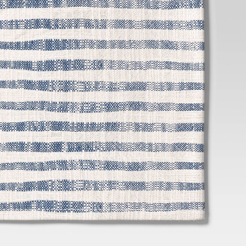 slide 4 of 4, 2pk Placemat Blue Striped - Threshold™, 2 ct