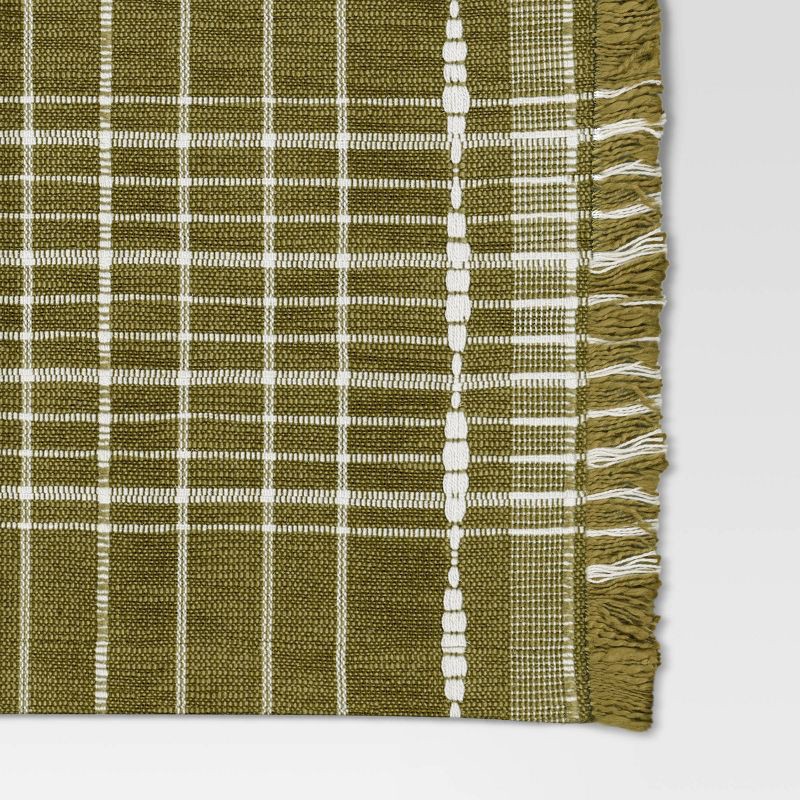 slide 4 of 4, 2pk Woven Placemat Olive - Threshold™, 2 ct