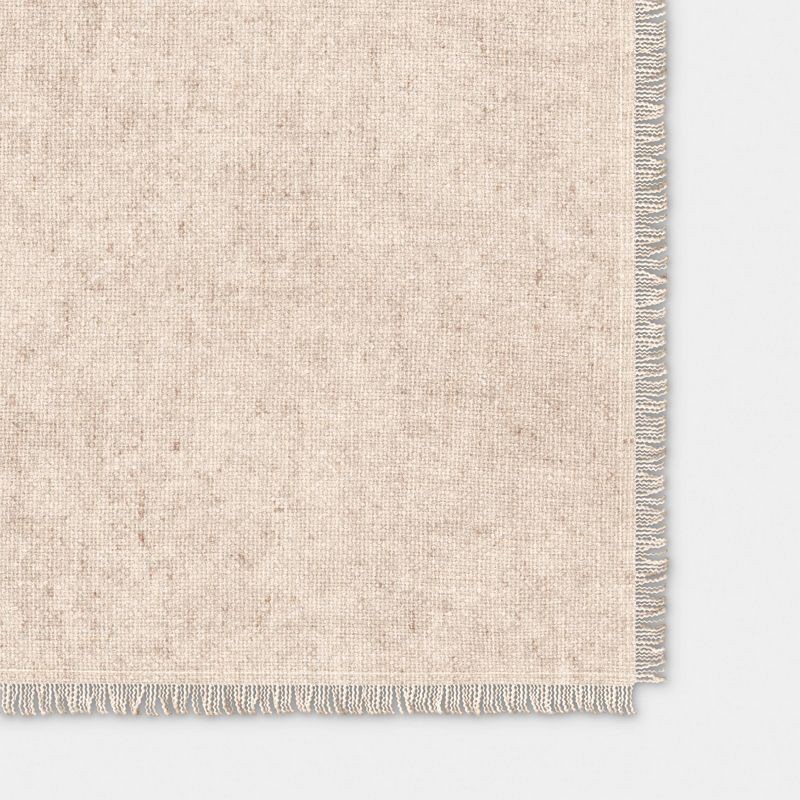 slide 3 of 3, 108"x14" Table Runner Natural Woven - Threshold™, 1 ct