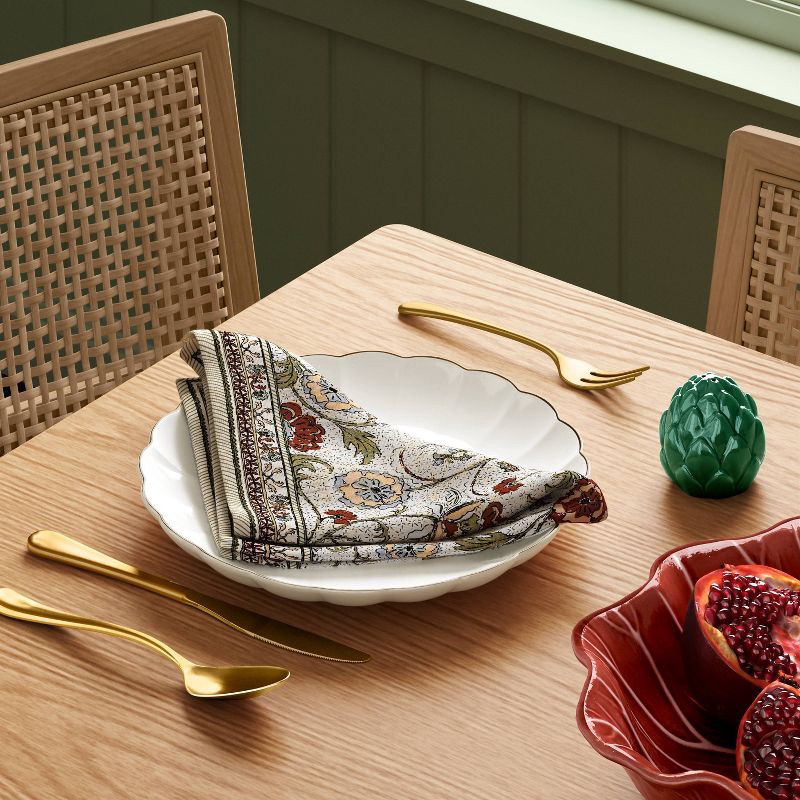 slide 2 of 3, 4pk Floral Napkins - Threshold™, 4 ct