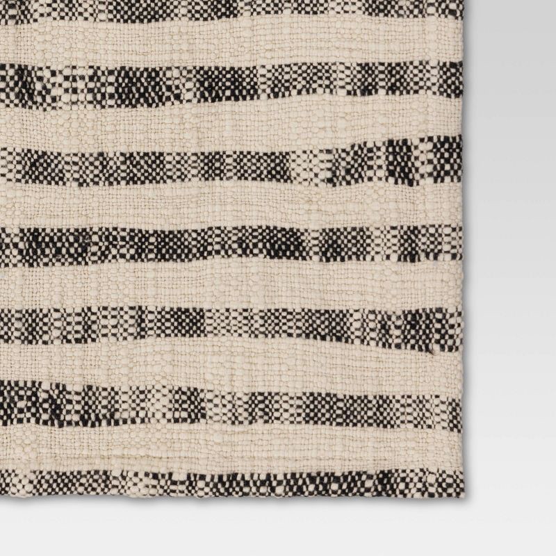 slide 4 of 4, 2pk Placemat Khaki/Black Striped - Threshold™, 2 ct