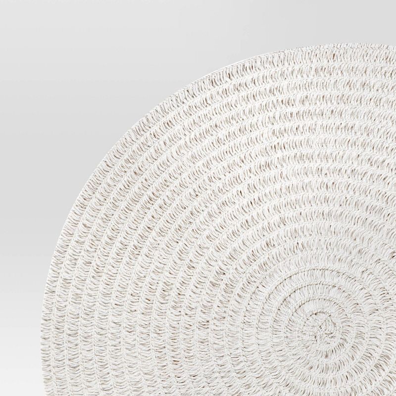 slide 4 of 4, 2pK Paper Charger Light Heathered - Threshold™, 2 ct