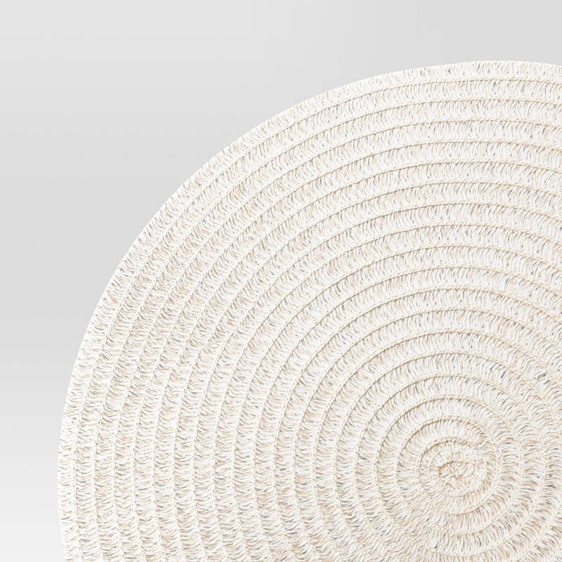 slide 4 of 4, 2pk Paper Charger Taupe Heathered - Threshold™, 2 ct