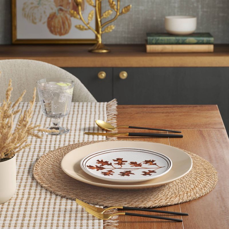 slide 2 of 4, 2pk Jute Charger -Threshold™, 2 ct