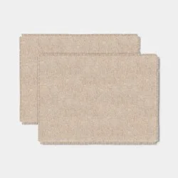 2pk Natural Woven Placemat - Threshold™