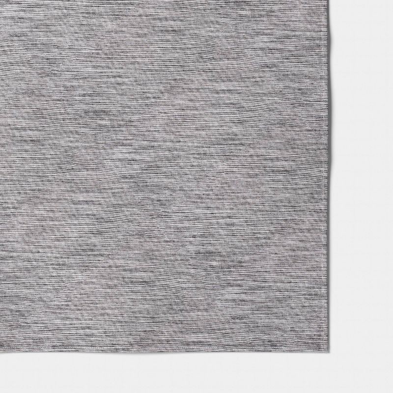 slide 3 of 3, 84"x60" Tablecloth Black/White Weave - Threshold™, 1 ct