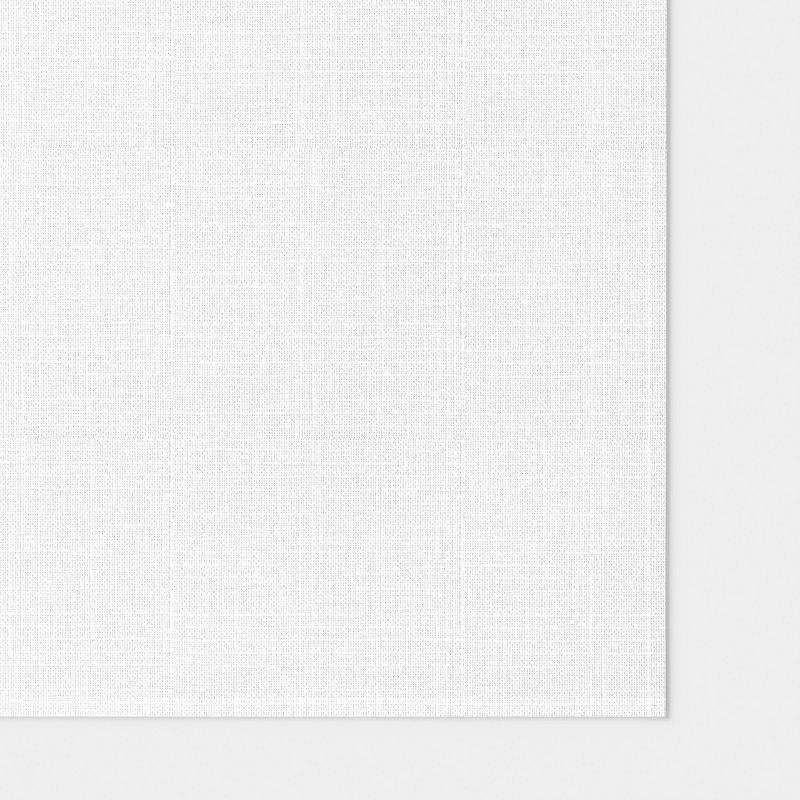 slide 3 of 3, 84"x60" Tablecloth White - Threshold™, 1 ct