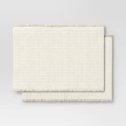 2pk Textured Solid Placemat - Threshold™