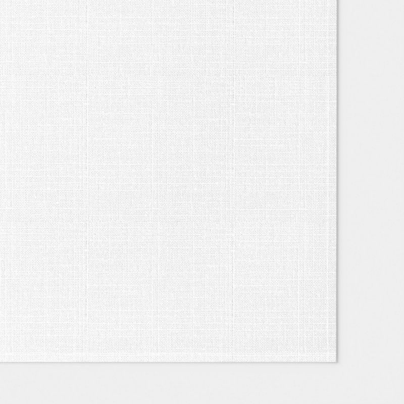 slide 3 of 3, 104"x60" Tablecloth White - Threshold™, 1 ct