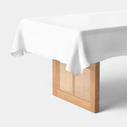 104"x60" Tablecloth White - Threshold™