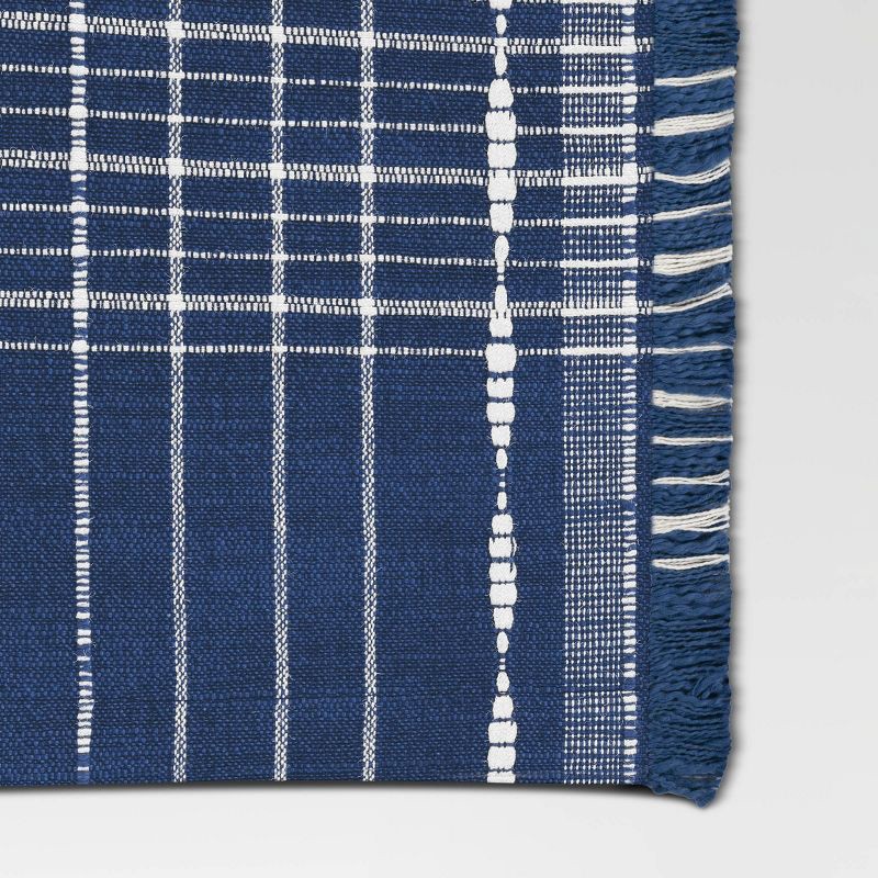 slide 4 of 4, 2pk Woven Placemat Dark Blue - Threshold™, 2 ct
