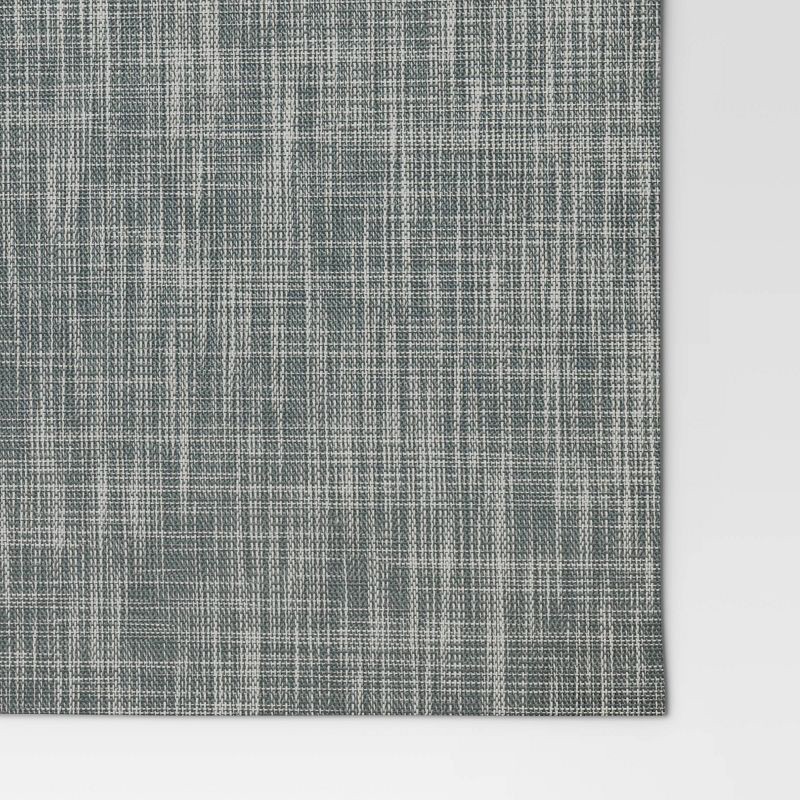 slide 4 of 4, 2pk Placemat Gray Vinyl - Threshold™, 2 ct