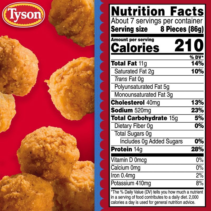 slide 13 of 13, Tyson Popcorn Chicken - Frozen - 25oz, 25 oz