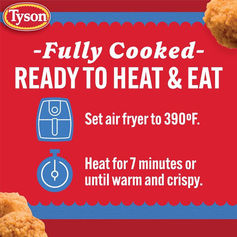 slide 4 of 13, Tyson Popcorn Chicken - Frozen - 25oz, 25 oz