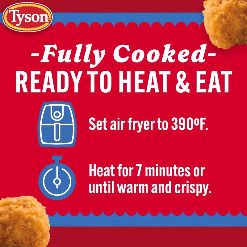 slide 10 of 13, Tyson Popcorn Chicken - Frozen - 25oz, 25 oz