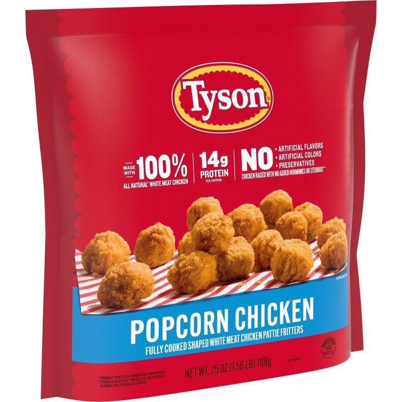 slide 11 of 13, Tyson Popcorn Chicken - Frozen - 25oz, 25 oz