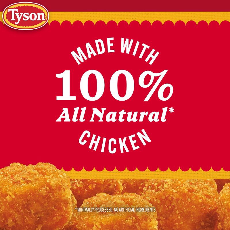 slide 6 of 7, Tyson Cheesy Popcorn Chicken - Frozen - 25oz, 25 oz
