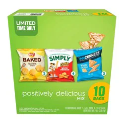 Frito-Lay Positively Delicious Mix Variety Pack - 8oz/10ct