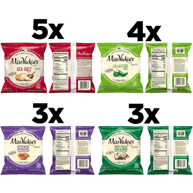 slide 3 of 6, Frito-Lay Miss Vickies Mix Variety Pack - 15oz, 15 oz