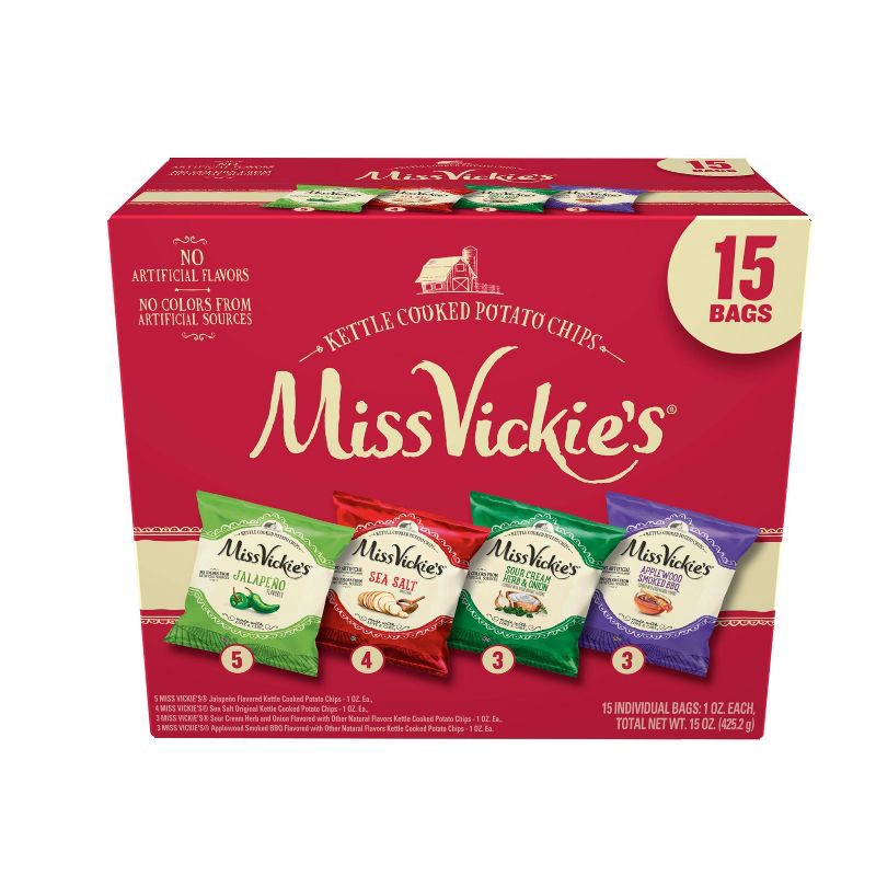 slide 1 of 8, Frito-Lay Miss Vickies Mix Variety Pack - 15oz, 15 oz