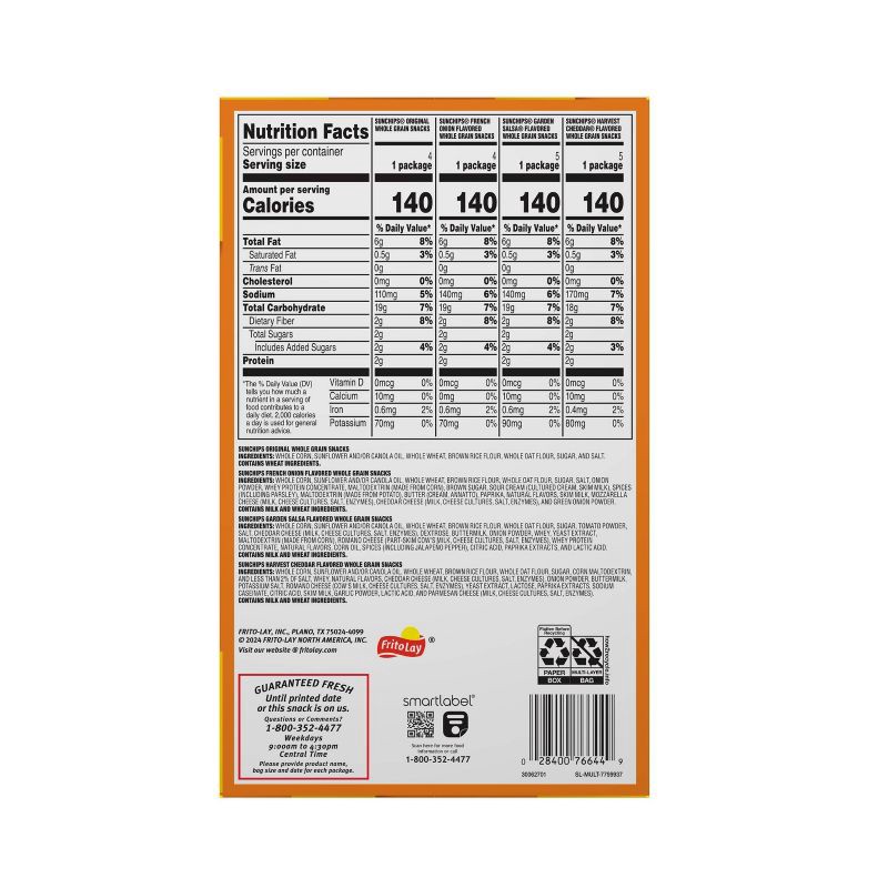 slide 7 of 9, Frito-Lay Sunchips Mix Variety Pack - 18oz, 18 oz