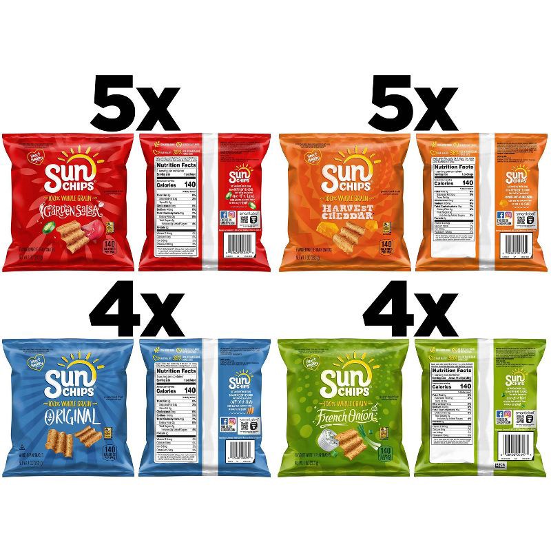 slide 5 of 9, Frito-Lay Sunchips Mix Variety Pack - 18oz, 18 oz