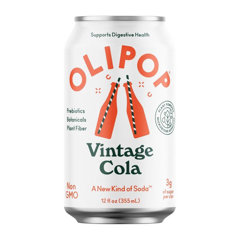 slide 2 of 8, OLIPOP Vintage Cola Soda - 4pk/12 fl oz, 4 ct; 12 fl oz