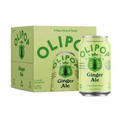 OLIPOP Ginger Ale Soda - 4pk/12 fl oz