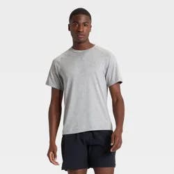 Men's Short Sleeve Seamless T-Shirt - All In Motion™ Gray Heather XXL
