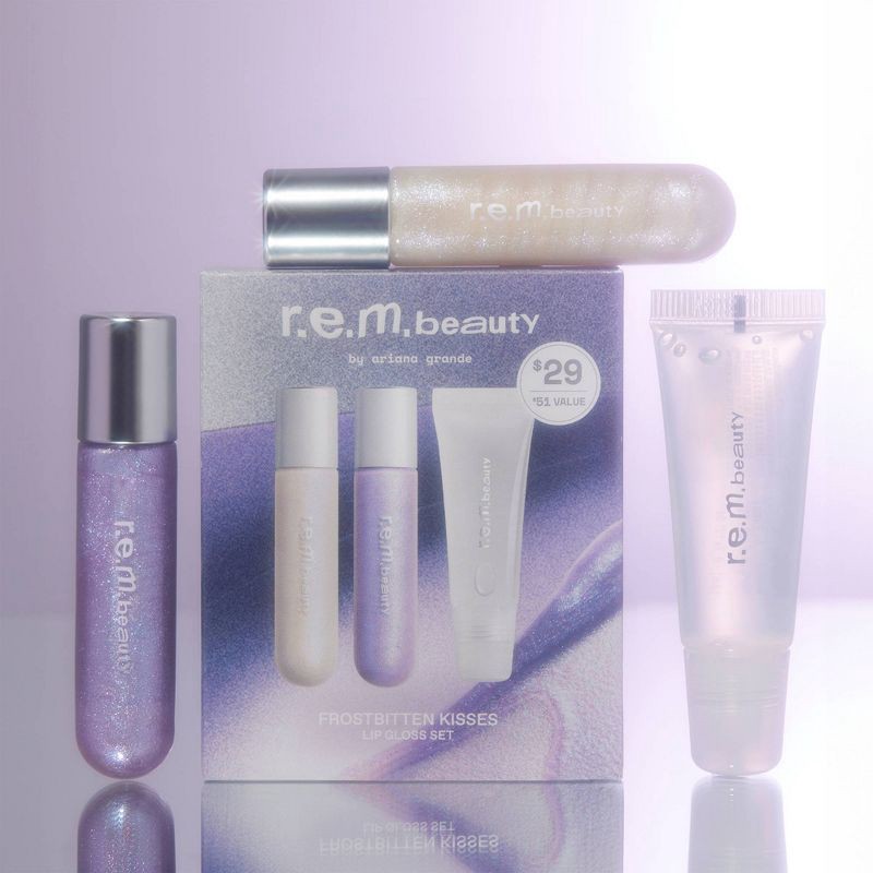 slide 5 of 5, r.e.m. beauty Frostbitten Kisses Lip Gloss Set - 0.89 fl oz/2ct - Ulta Beauty, 0.89 fl oz, 2 ct