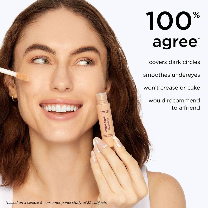 slide 6 of 9, tarte Shape Tape Radiant Concealer - 57G Rich Golden - 0.33oz - Ulta Beauty, 57 gram, 0.33 oz