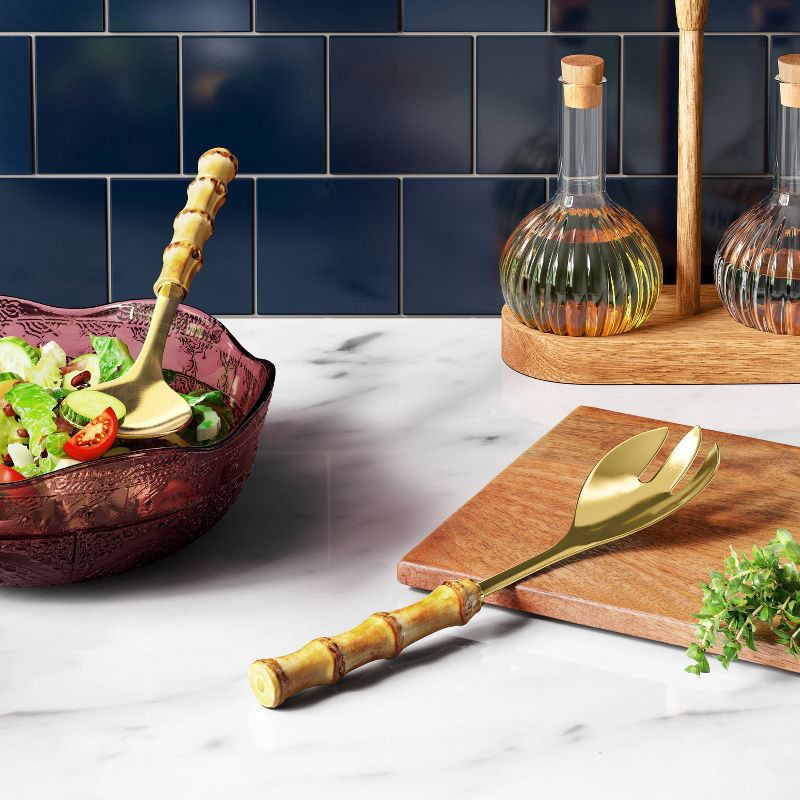 slide 2 of 3, 2pc Serving Tool Set - Threshold™, 2 ct