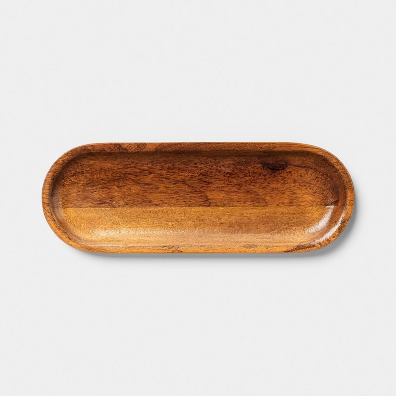 slide 5 of 6, Wooden Serving Mini Bowl Set with Tray - Threshold™, 1 ct