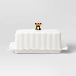Ribbed Butter Dish - Threshold™