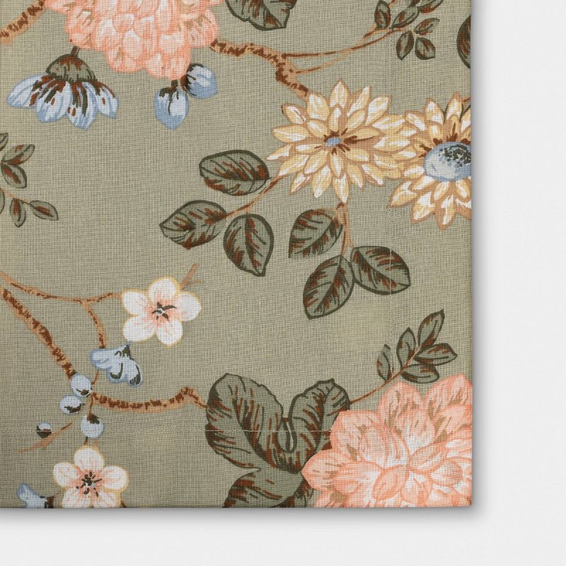 slide 4 of 5, 2pk Botanical Floral Napkins - Threshold™, 2 ct