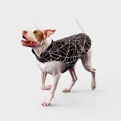 Reflective Spider Web Dog Vest - Boots & Barkley™ Black L