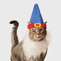Gnome Cat Headpiece Costume - Boots & Barkley™ Blue One Size Fits Most