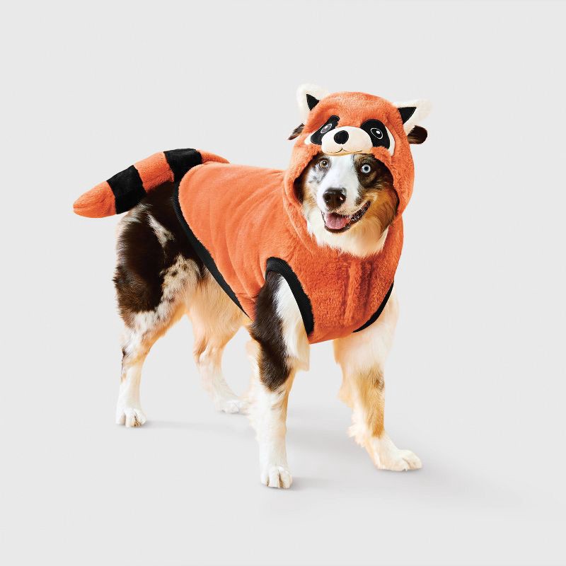 slide 1 of 6, Red Panda Dog Hoodie - Boots & Barkley™ M, 1 ct