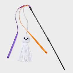 17.5" Ghost Cat Wand Teaser Toy - Boots & Barkley™