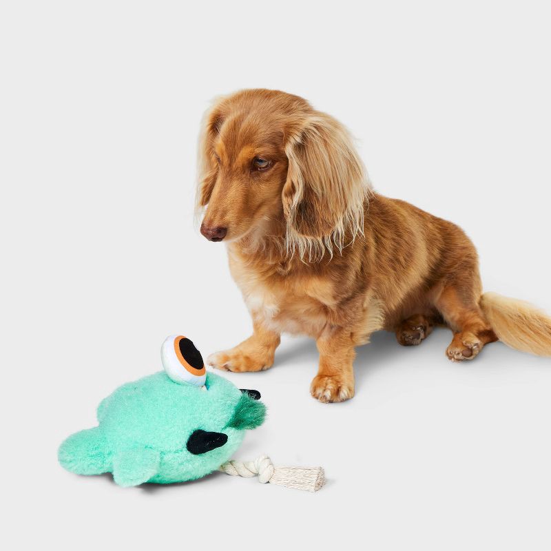 slide 3 of 3, 7.125" Monster Combo Dog Rope Plush Toy - Boots & Barkley™, 1 ct