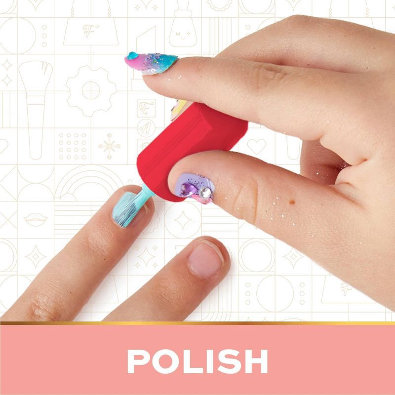 slide 3 of 8, FAO Schwarz Glitz & Glam Nail Studio Custom Press-On Nail Kit, 1 ct